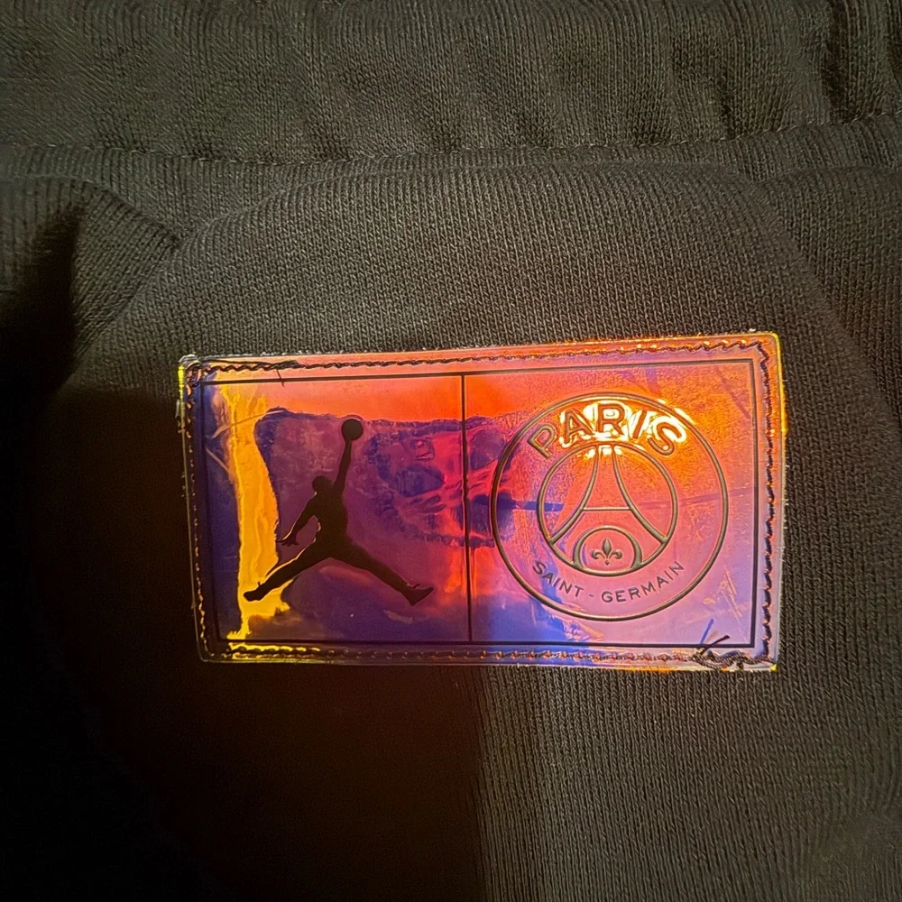 Nike PSG Black Joggers with Purple and Pink Accents unisex XL - Picture 4 of 5